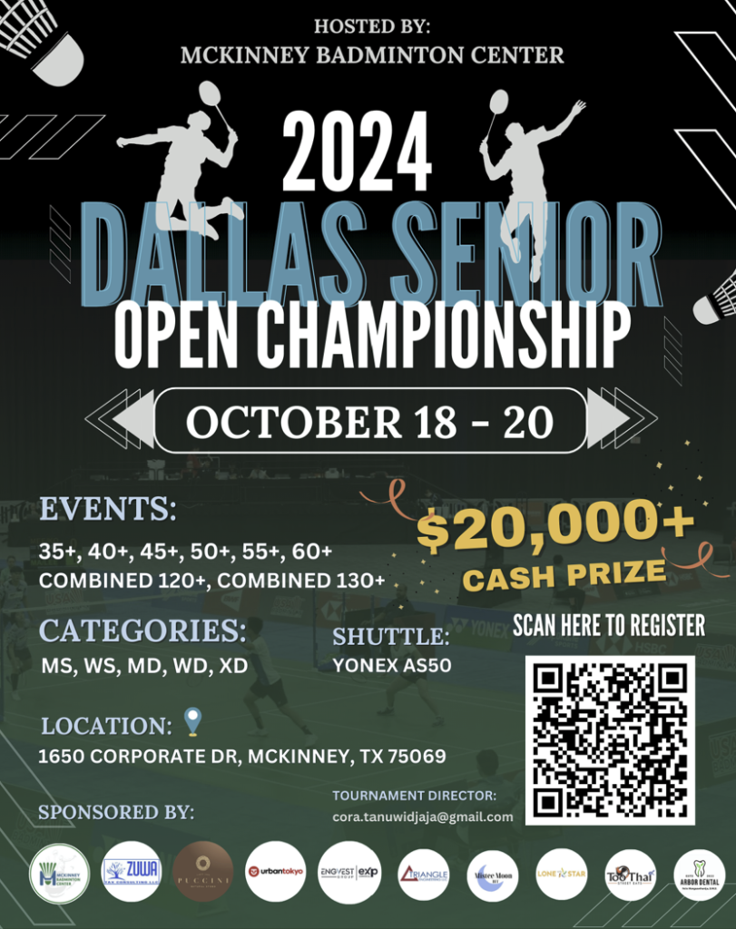 Registration – 2024 Dallas Senior Open Championship